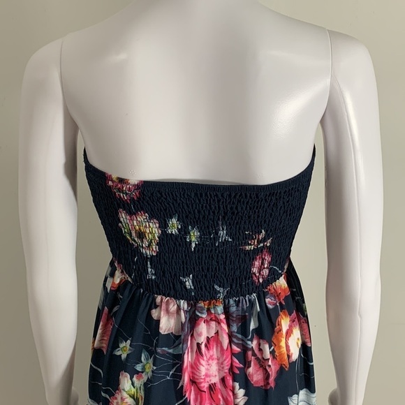 L’Atiste Strapless Maxi Dress, Sx Small very good condition Layered Boho Floral - Picture 4 of 5
